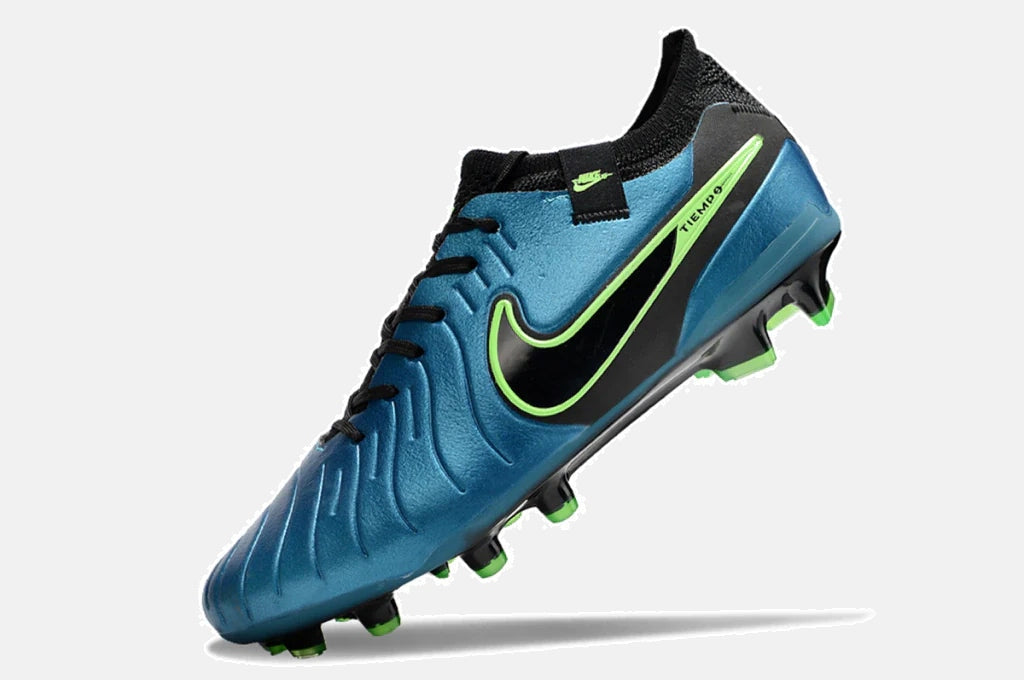 Chuteira Nike Tiempo Legend 10 FG - Azul e Preto - imagem 5