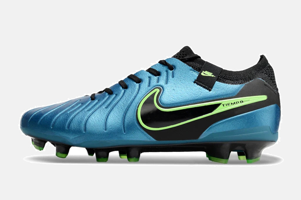 Chuteira Nike Tiempo Legend 10 FG - Azul e Preto - imagem 4