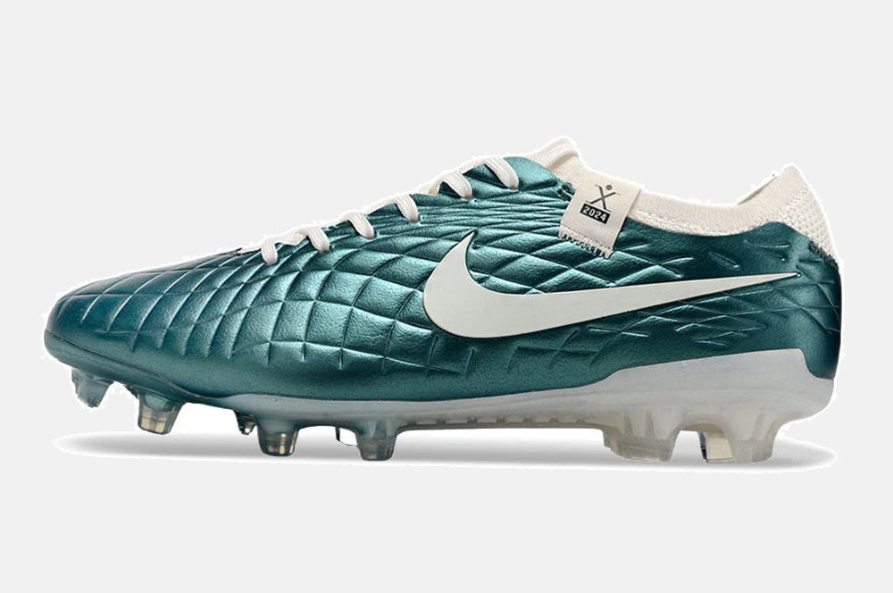 Chuteira Nike Tiempo Legend 10 FG - Azul - Edição Especial Esmeralda - imagem 6