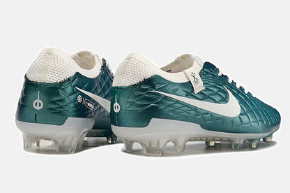 Chuteira Nike Tiempo Legend 10 FG - Azul - Edição Especial Esmeralda - imagem 7