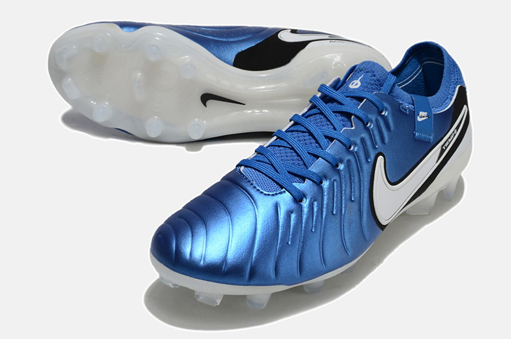 Chuteira Nike Tiempo Legend 10 FG - Azul - Pack Ambition - vista traseira