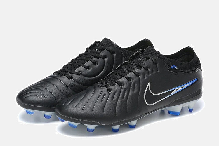 Chuteira Nike Tiempo Legend 10 FG - Preta e Azul - Shadow Pack - imagem 6