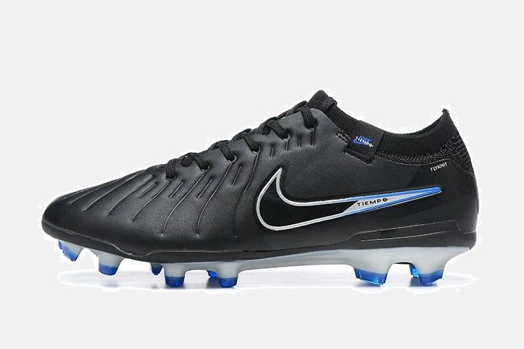 Chuteira Nike Tiempo Legend 10 FG - Preta e Azul - Shadow Pack - imagem 7
