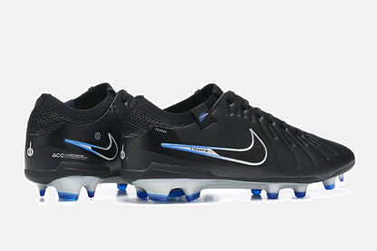 Chuteira Nike Tiempo Legend 10 FG - Preta e Azul - Shadow Pack - imagem 10