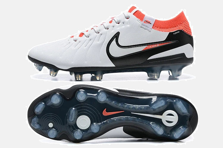 Chuteira Nike Tiempo Legend 10 FG - Branca - vista traseira