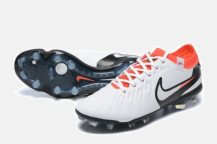 Chuteira Nike Tiempo Legend 10 FG - Branca - detalhe