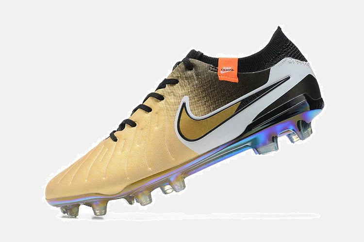 Chuteira Nike Tiempo Legend 10 FG - Dourada - Edição Especial - imagem 6