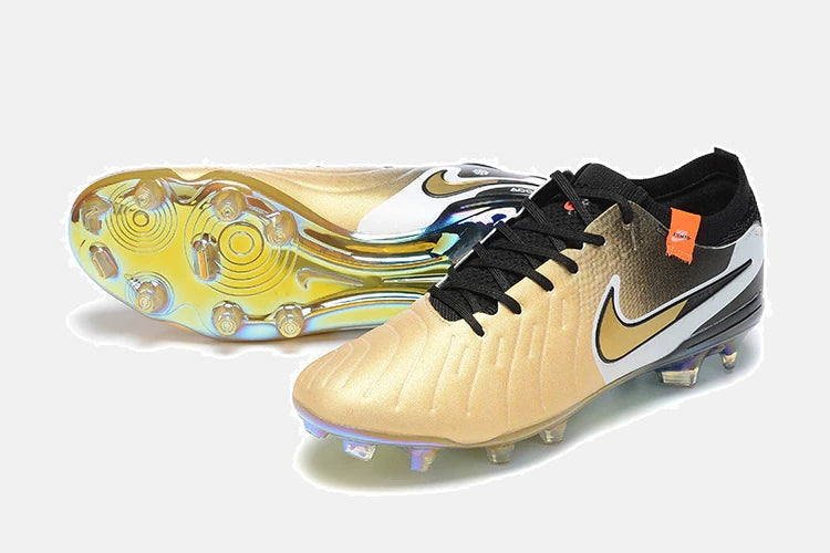 Chuteira Nike Tiempo Legend 10 FG - Dourada - Edição Especial - imagem 4