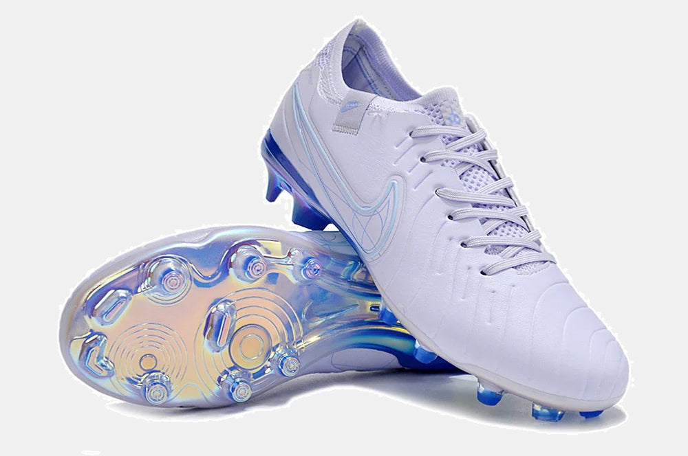 Chuteira Nike Tiempo Legend 10 FG - Branco Gelo - detalhe