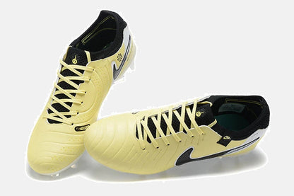 Chuteira Nike Tiempo Legend 10 FG - Amarelo - vista traseira