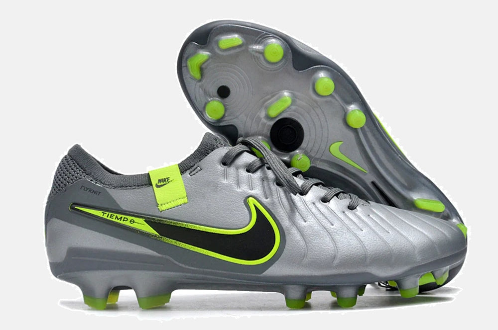 Chuteira Nike Tiempo Legend 10 FG - Prata - Pack Voltage - imagem 8