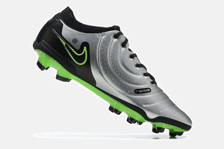 Chuteira Nike Tiempo Legend 10 FG - Verde e Prata - imagem 6