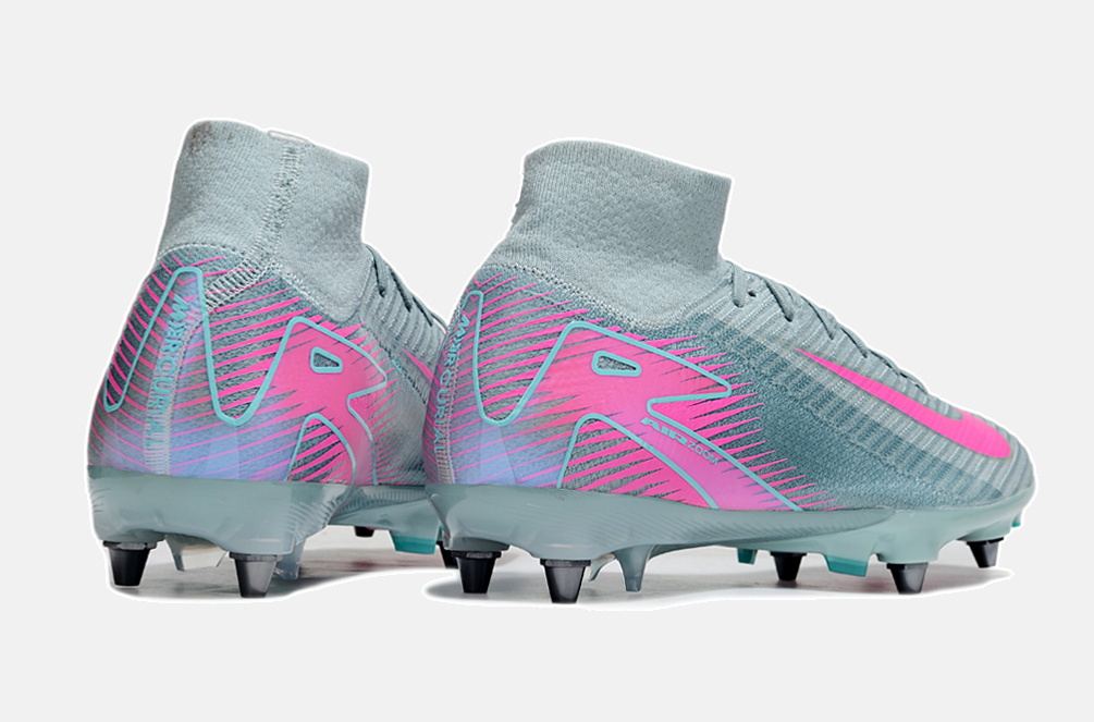Chuteira Nike Zoom Mercurial SuperFly 10 Elite SG - Azul e Rosa - imagem 7