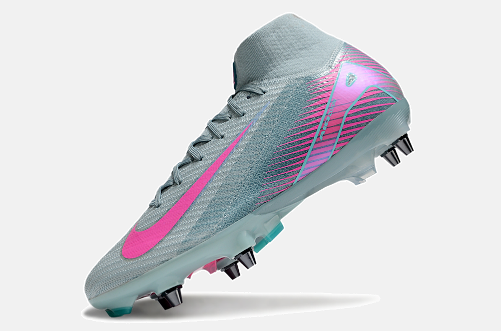 Chuteira Nike Zoom Mercurial SuperFly 10 Elite SG - Azul e Rosa - imagem 5