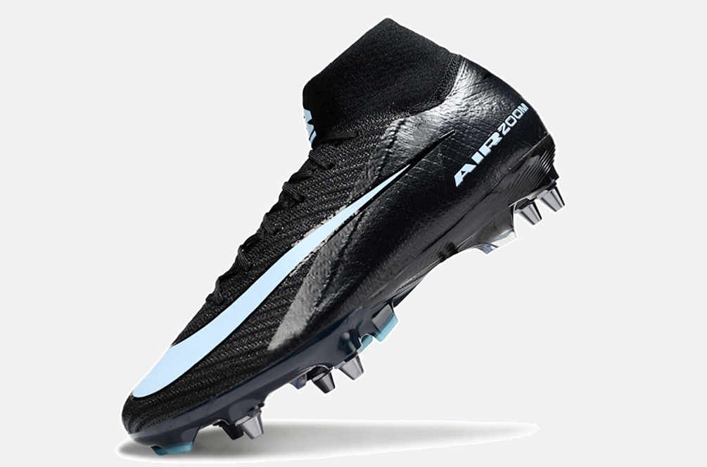 Chuteira Nike Zoom Mercurial SuperFly 10 Elite SG - Preta e Azul - Shadow Pack - imagem 5