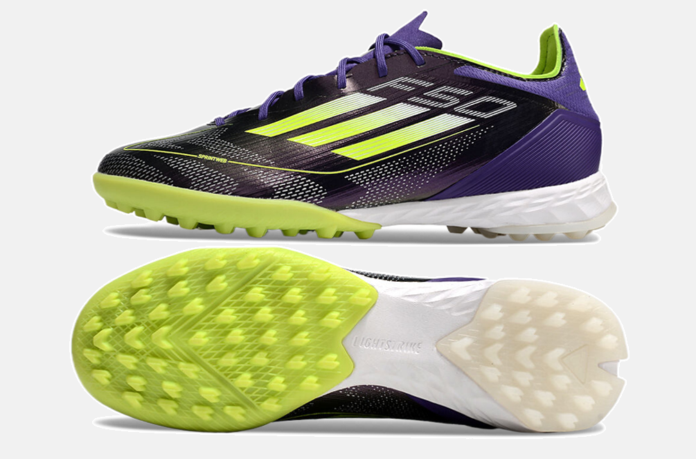 Chuteira Society Adidas F50.1 TF - Roxa e Laranja - imagem 5