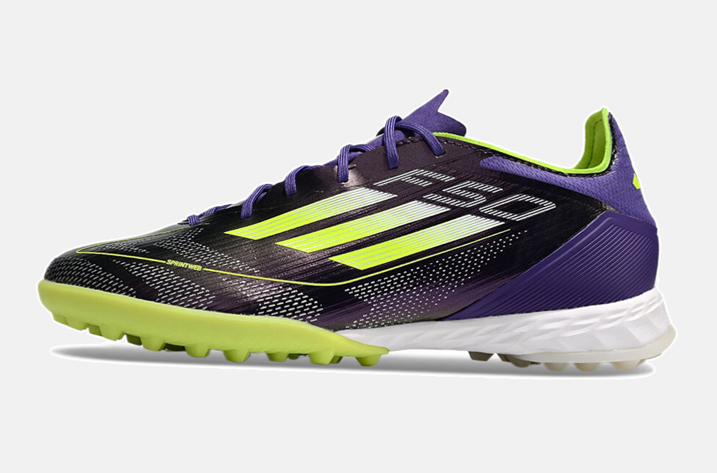 Chuteira Society Adidas F50.1 TF - Roxa e Laranja - imagem 6