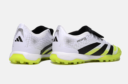 Chuteira Society Adidas Predator Elite Fold-Over Tongue TF - Branca, Preta e Verde - imagem 7