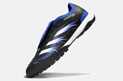 Chuteira Society Adidas Predator Elite Fold-Over Tongue TF - Preta, Azul e Branca - imagem 5