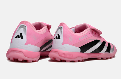 Chuteira Society Adidas Predator Elite Fold-Over Tongue TF - Rosa, Branca e Preta - imagem 7