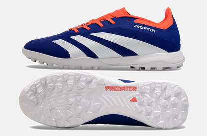 Chuteira Society Adidas Predator Elite 24 TF - Azul e Branca - imagem 6