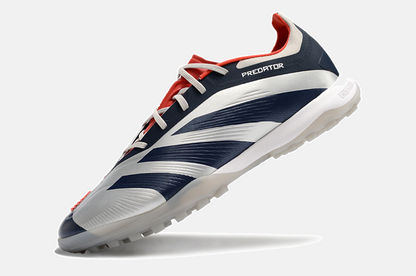 Chuteira Society Adidas Predator Elite 24 TF - Branca e Azul - detalhe