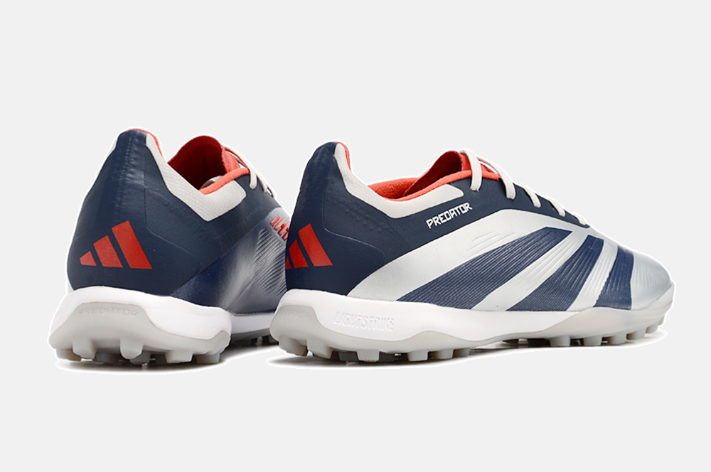 Chuteira Society Adidas Predator Elite 24 TF - Branca e Azul - imagem 5