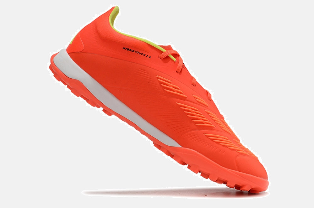 Chuteira Society Adidas Predator Elite 24 TF - Laranja e Preta - vista traseira