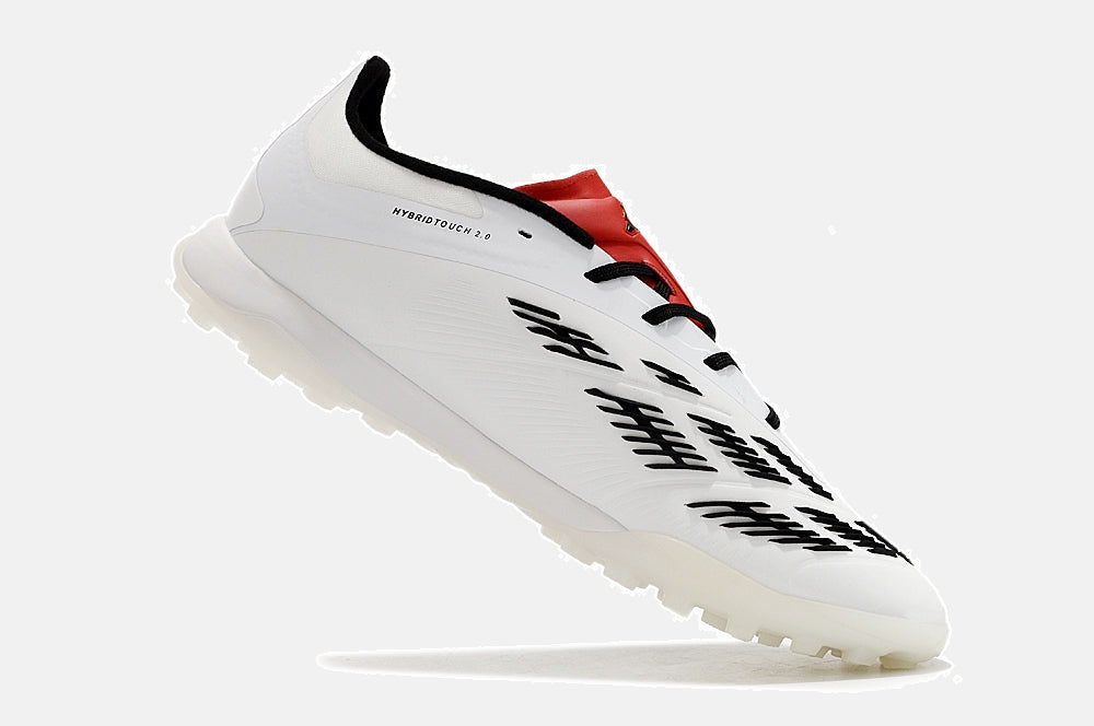 Chuteira Society Adidas Predator Elite 24 TF - Branca e Preta - vista traseira