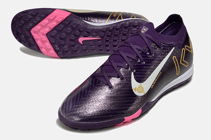 Chuteira Society Nike Air Zoom Mercurial Kylian Mbappe Vapor 16 Elite TF - Roxa - detalhe