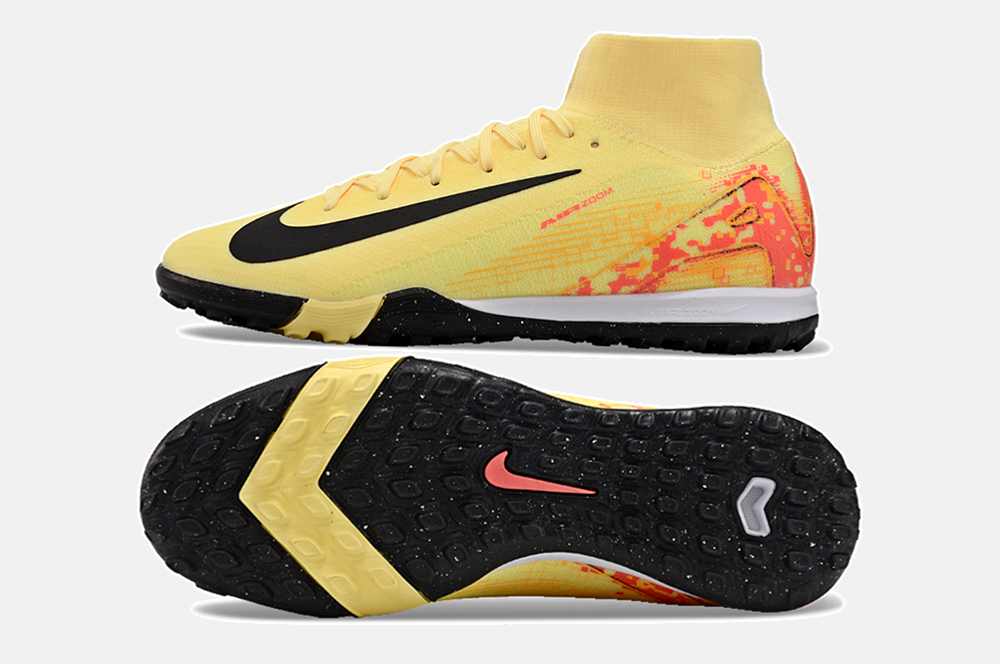 Chuteira Society Nike Air Zoom Mercurial Superfly 10 Elite TF - Amarela - imagem 6