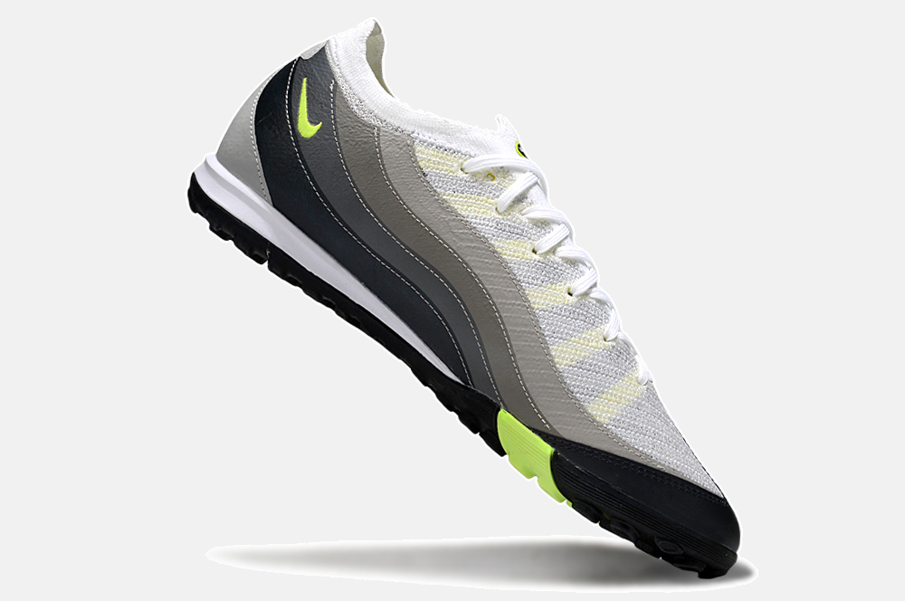 Chuteira Society Nike Air Zoom Mercurial Vapor 16 Elite Air Max 95 TF - Branca e Preta - imagem 5