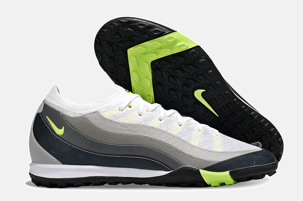 Chuteira Society Nike Air Zoom Mercurial Vapor 16 Elite Air Max 95 TF - Branca e Preta - imagem 8