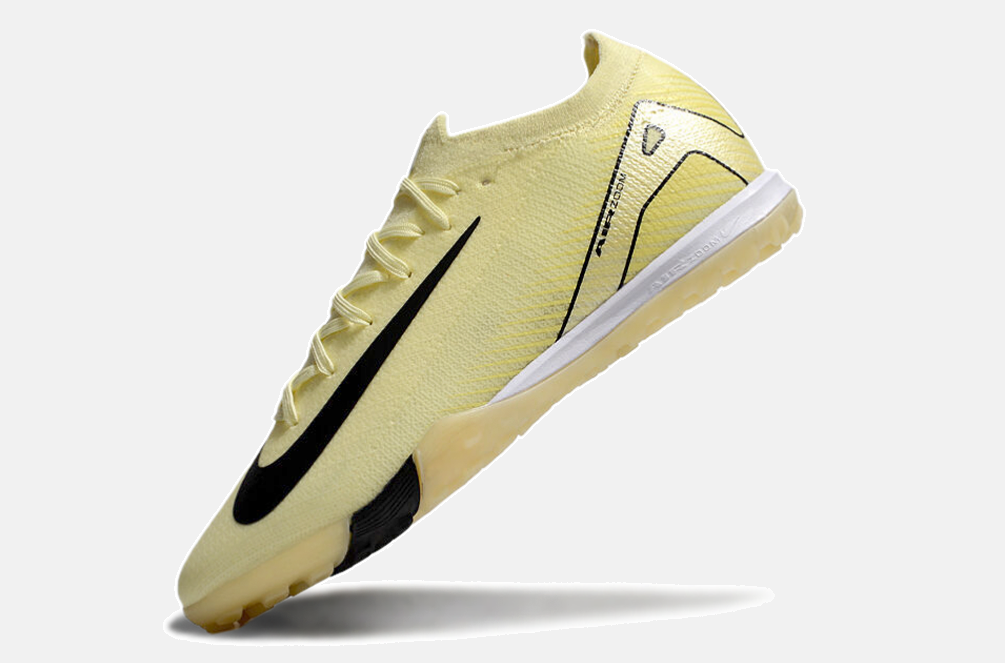 Chuteira Society Nike Air Zoom Mercurial Vapor 16 Elite TF - Amarela e Preta - imagem 5