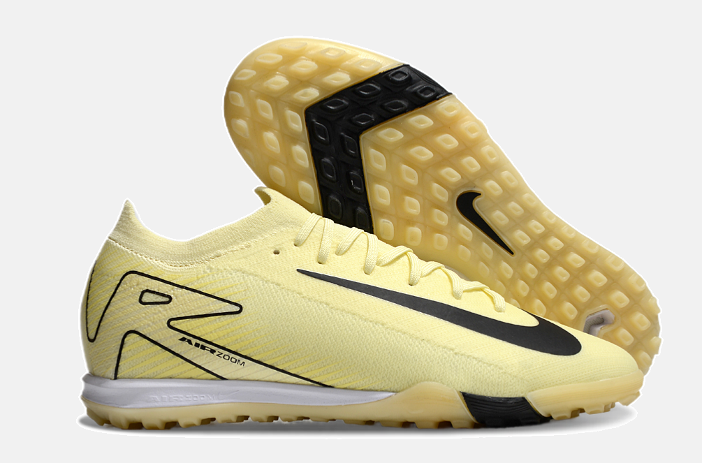 Chuteira Society Nike Air Zoom Mercurial Vapor 16 Elite TF - Amarela e Preta - imagem 8