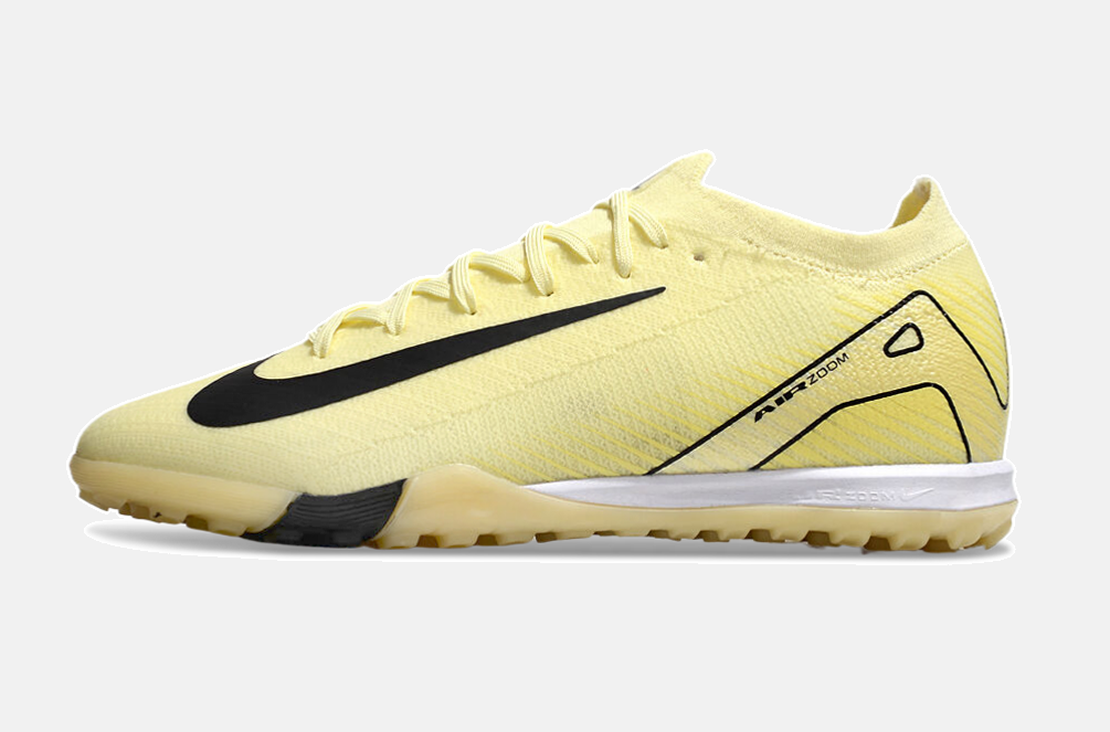 Chuteira Society Nike Air Zoom Mercurial Vapor 16 Elite TF - Amarela e Preta - imagem 4