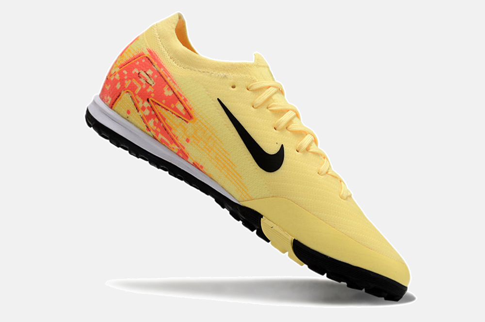 Chuteira Society Nike Air Zoom Mercurial Vapor 16 Elite TF - Amarela - vista traseira
