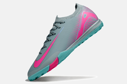 Chuteira Society Nike Air Zoom Mercurial Vapor 16 Elite TF - Azul e Rosa - imagem 5