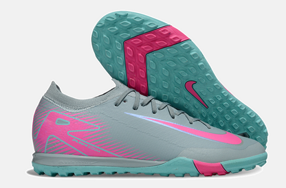 Chuteira Society Nike Air Zoom Mercurial Vapor 16 Elite TF - Azul e Rosa - imagem 8