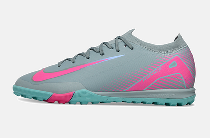 Chuteira Society Nike Air Zoom Mercurial Vapor 16 Elite TF - Azul e Rosa - imagem 4