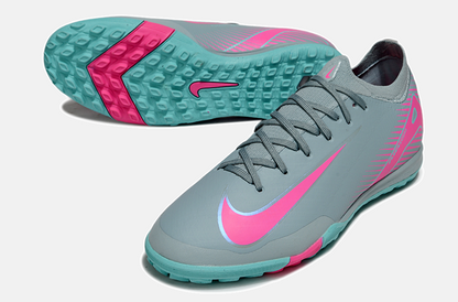 Chuteira Society Nike Air Zoom Mercurial Vapor 16 Elite TF - Azul e Rosa - detalhe