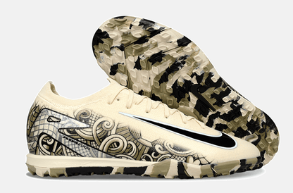 Chuteira Society Nike Air Zoom Mercurial Vapor 16 Elite TF - Branca e Preta - Tevo Sports SPORT*