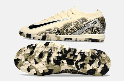 Chuteira Society Nike Air Zoom Mercurial Vapor 16 Elite TF - Branca e Preta - Tevo Sports SPORT*