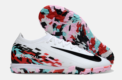 Chuteira Society Nike Air Zoom Mercurial Vapor 16 Elite TF - Branca, Vermelha e Preta - imagem 8