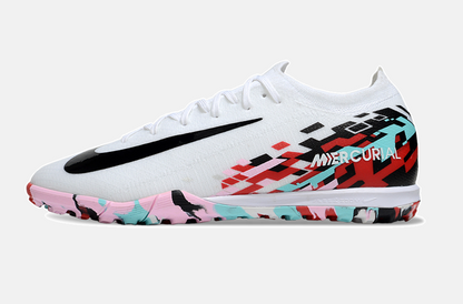 Chuteira Society Nike Air Zoom Mercurial Vapor 16 Elite TF - Branca, Vermelha e Preta - imagem 4