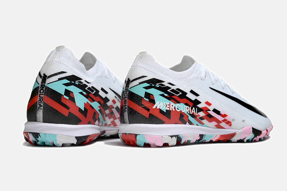 Chuteira Society Nike Air Zoom Mercurial Vapor 16 Elite TF - Branca, Vermelha e Preta - imagem 7