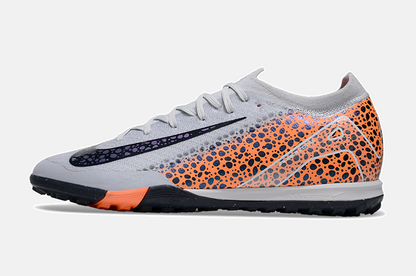 Chuteira Society Nike Air Zoom Mercurial Vapor 16 Elite TF - Cinza e Laranja - imagem 7