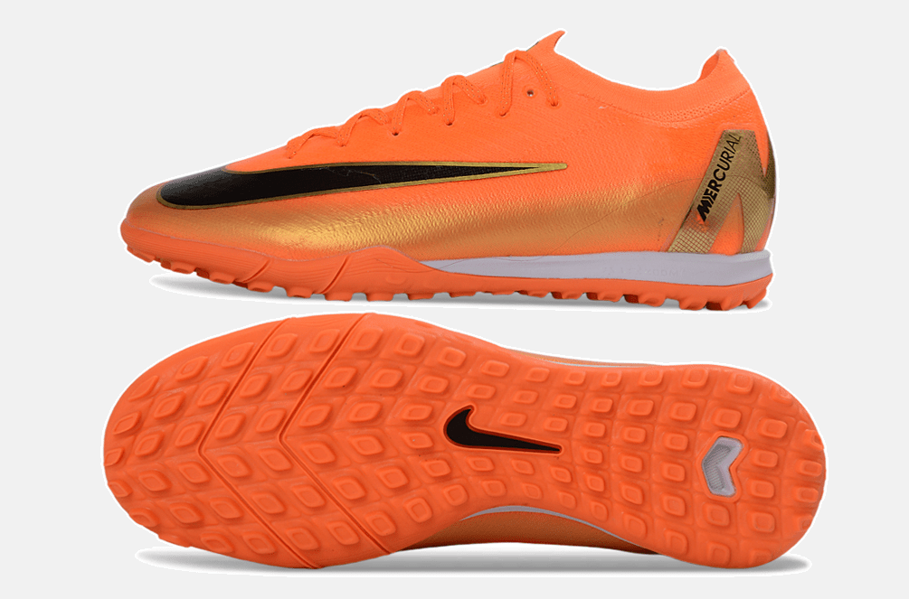 Chuteira Society Nike Air Zoom Mercurial Vapor 16 Elite TF - Laranja - Déjà vu - Tevo Sports SPORT*