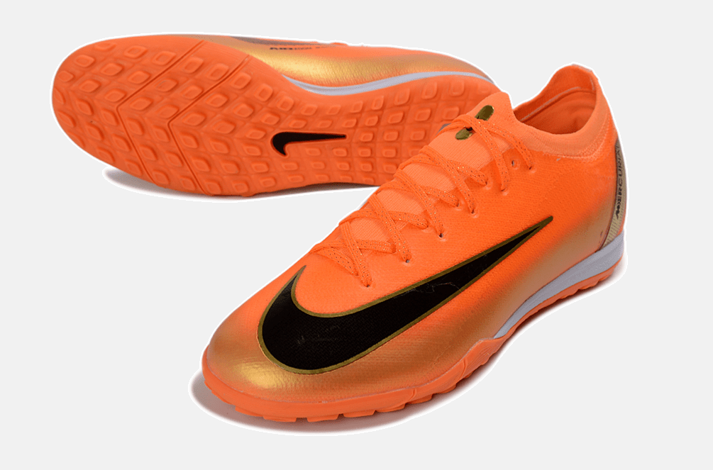 Chuteira Society Nike Air Zoom Mercurial Vapor 16 Elite TF - Laranja - Déjà vu - Tevo Sports SPORT*