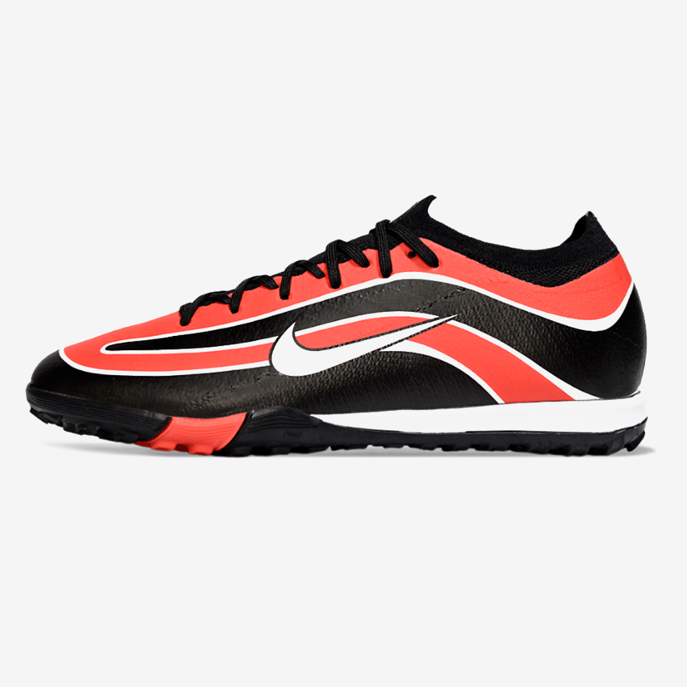 Chuteira Society Nike Air Zoom Mercurial Vapor 16 Elite TF - Laranja, Preta e Branca - Tevo Sports SPORT*